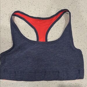 Old Navy Dark Blue and Red Sports Bra